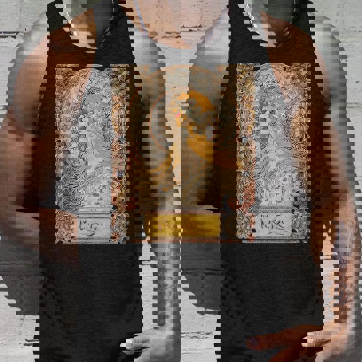 ミュシャラプリュムゾディアックレディアールヌーボー タンクトップ 彼への贈り物