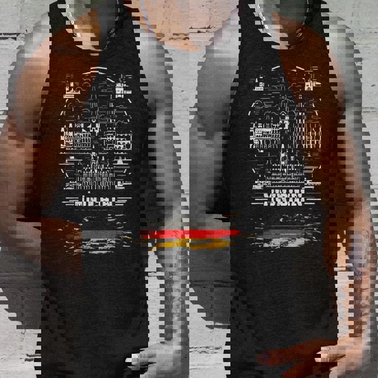 ミュンヘンお土産 ミュンヘン ドイツ国旗 タンクトップ 彼への贈り物