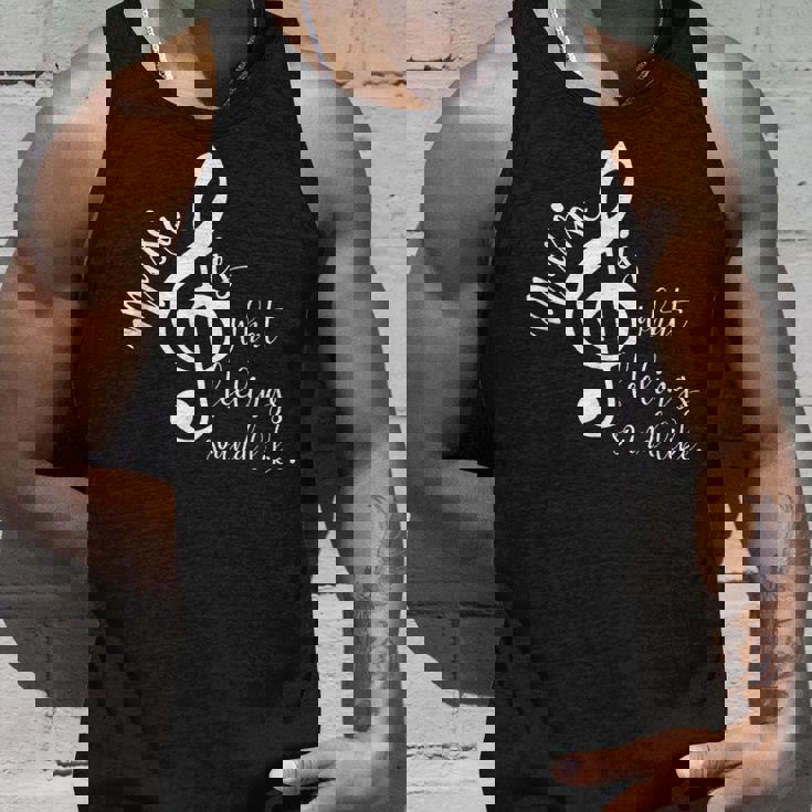 ミュージックギフト メンズ レディース キッズ 音符 格言付き タンクトップ 彼への贈り物