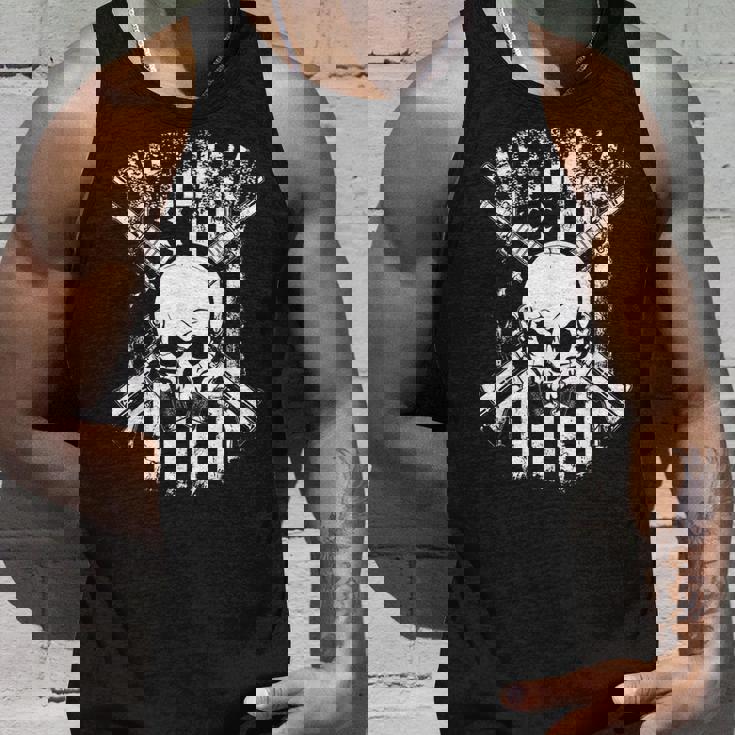 ミリタリー スカル シャツ メンズ タンクトップ 彼への贈り物