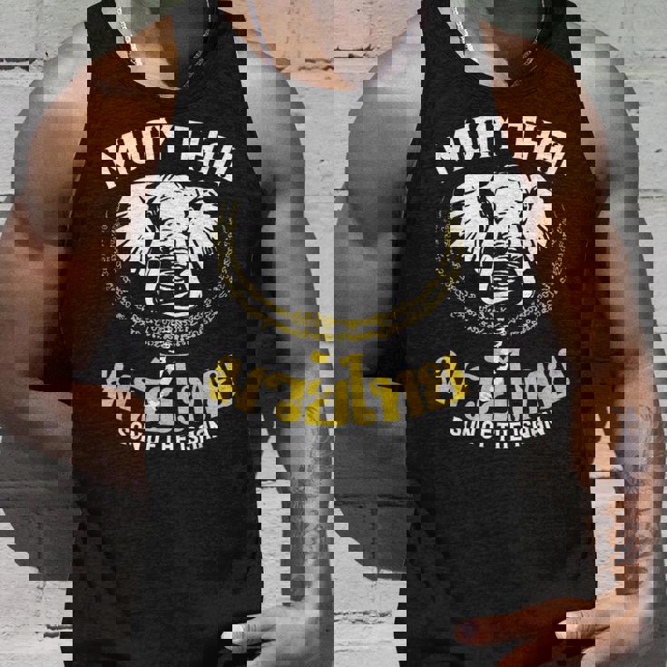 ムエタイ ボクシング エレファント ギフト 格闘技 タンクトップ 彼への贈り物