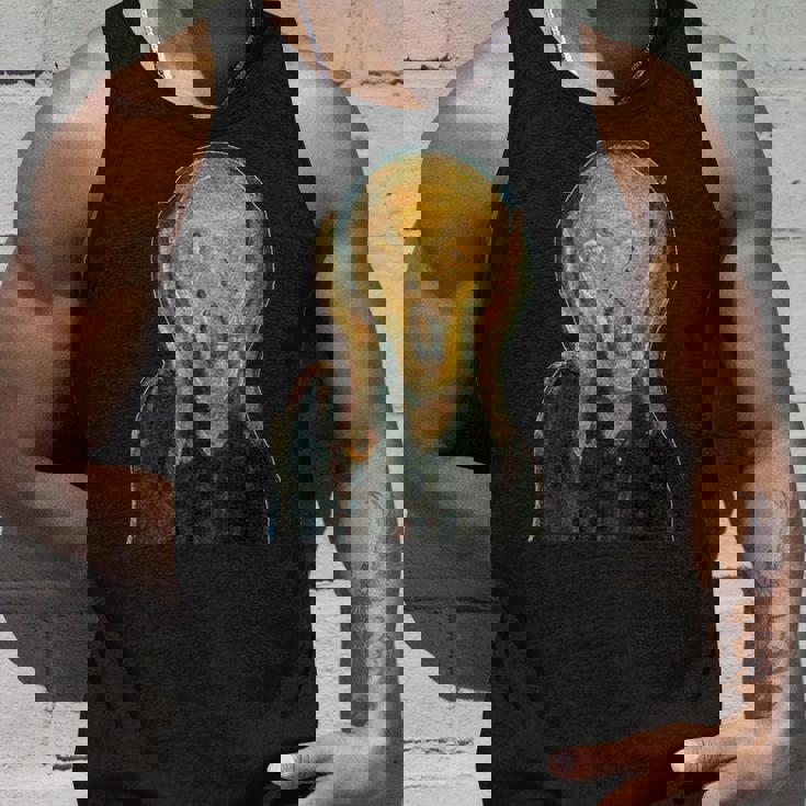 ムンクの叫び《切り抜き》【世界の名画】エドヴァルド・ムンク Munch 美術館アート タンクトップ 彼への贈り物