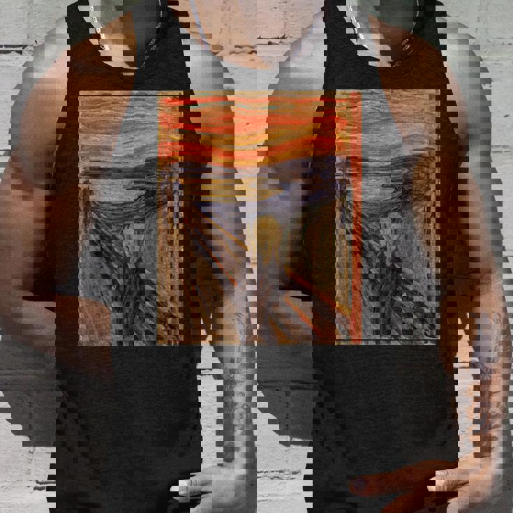 ムンクの叫び【世界の名画】エドヴァルド・ムンク Edvard Munch 美術館アート タンクトップ 彼への贈り物