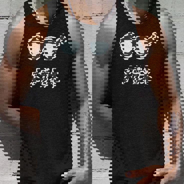 メガネ 眼鏡【変なtシャツ屋さん】 シンプル 手書き ゆるくて かわいい 面白い メッセージ デザイン タンクトップ 彼への贈り物