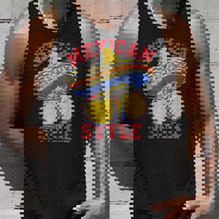 メキシコボクシングスタイル メキシコ国旗 メキシコボクシングスタイルフラッグ タンクトップ 彼への贈り物