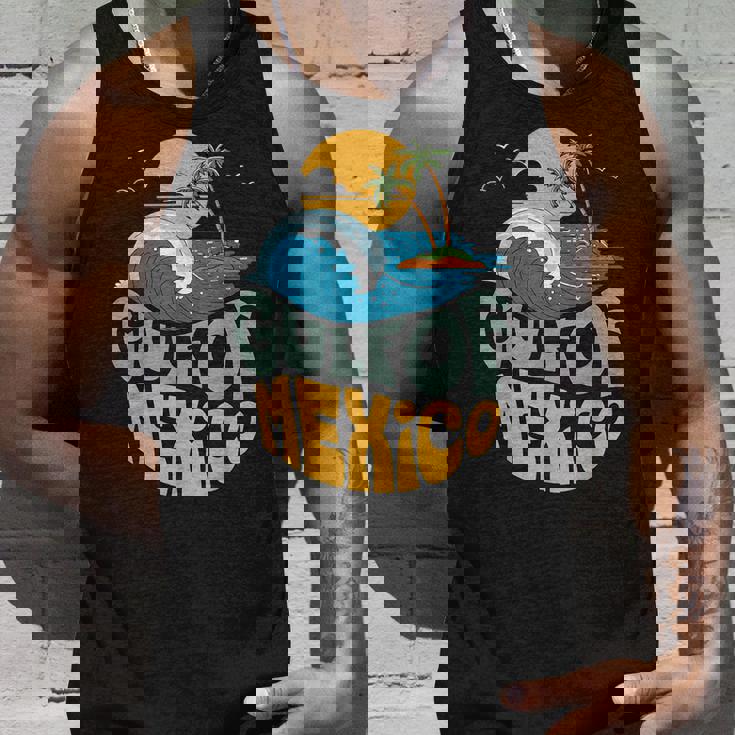 メキシコ湾 1550 レトロ ビーチ ゴルフォ・デ・メキシコ メンズ レディース タンクトップ 彼への贈り物