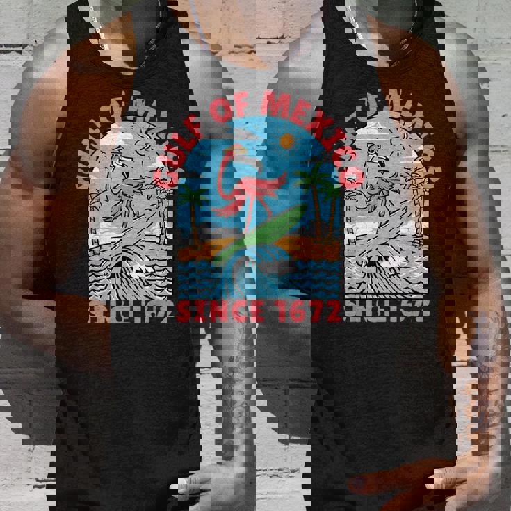 メキシコ湾 フラミンゴ メキシコ湾 1672年以来 タンクトップ 彼への贈り物