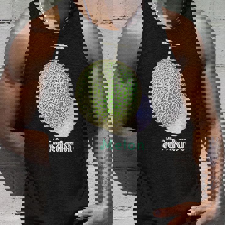 メロン Melon 『フルーツ ポップ』果物 リアル シンプル かわいい イラスト タンクトップ 彼への贈り物