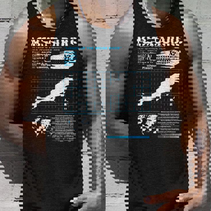 モササウルスファクトシート恐竜科学ファクトシート タンクトップ 彼への贈り物