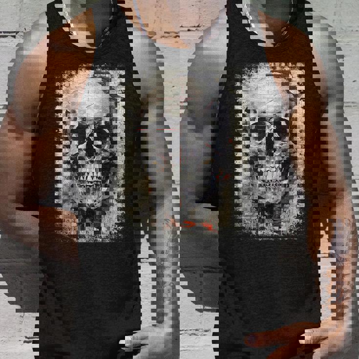 モダンなヒップホップ、レトロ、ヴィンテージ、エッジの効いた Y2k Hip Hop アーバン ストリートウェア、スカル タンクトップ 彼への贈り物