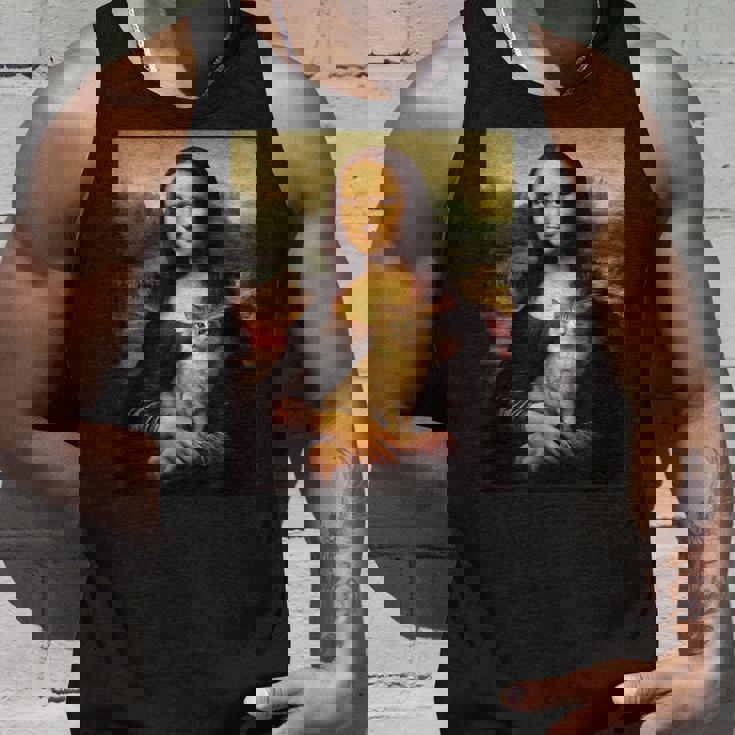 モナリザ 猫 タンクトップ 彼への贈り物