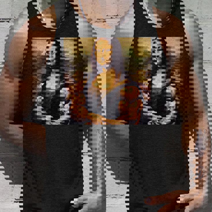 モナリザ 筋肉付き おもしろギフト タンクトップ 彼への贈り物