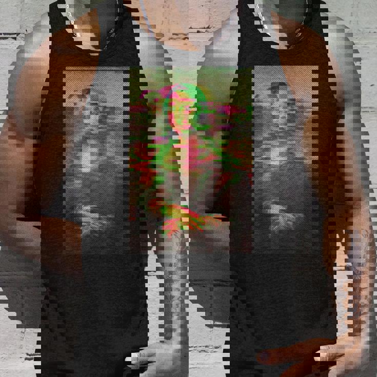 モナリザ有名な絵画アートワークレオナルドダヴィンチギフト Mona Lisa タンクトップ 彼への贈り物