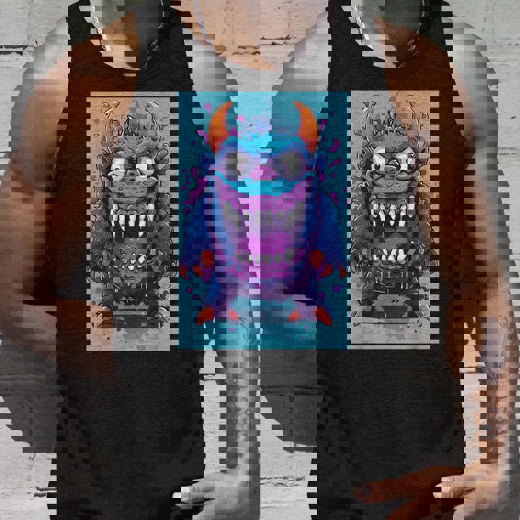 モンスター ハロウィン 怖い 面白い かわいい モンスター モチーフ タンクトップ 彼への贈り物