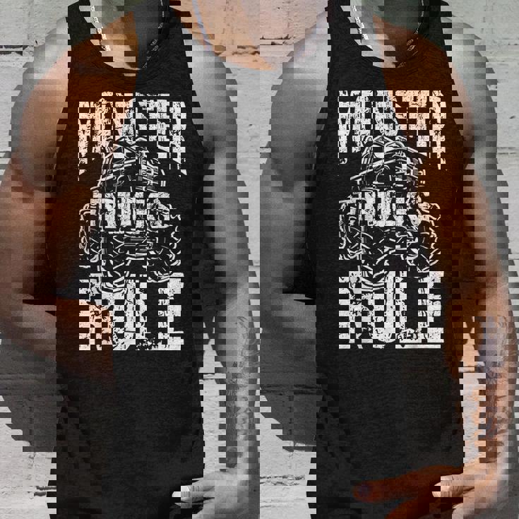 モンスタートラックルールジャムモンスタートラックボーイズ タンクトップ 彼への贈り物