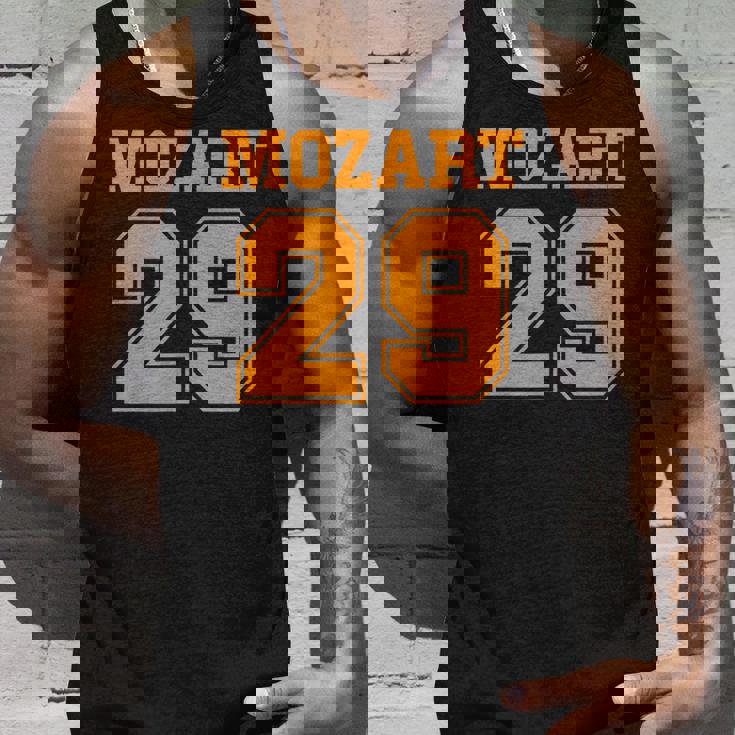 モーツァルト29交響曲面白いスポーツ Mozart 29 タンクトップ 彼への贈り物