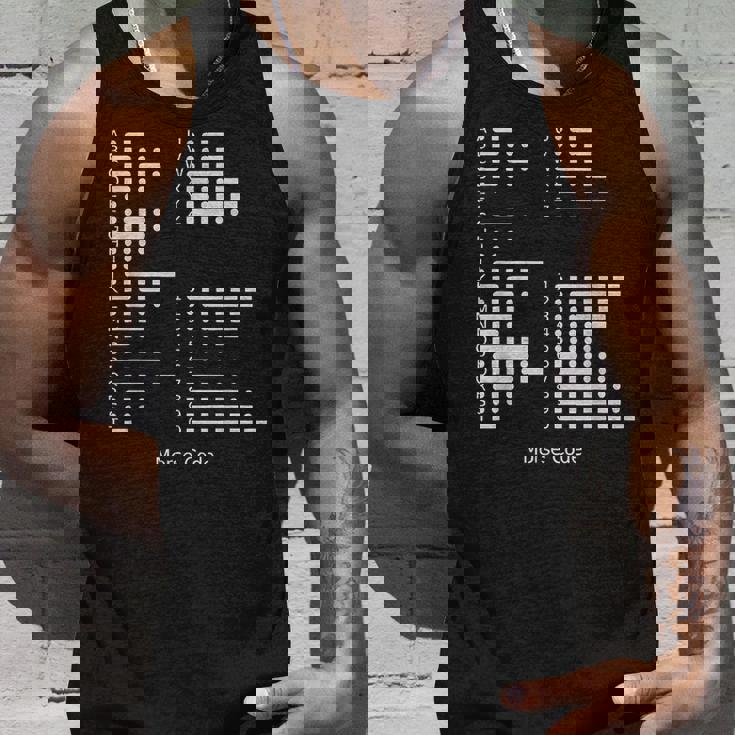 モールス符号tシャツ 国際モールス符号アルファベットシャツ タンクトップ 彼への贈り物