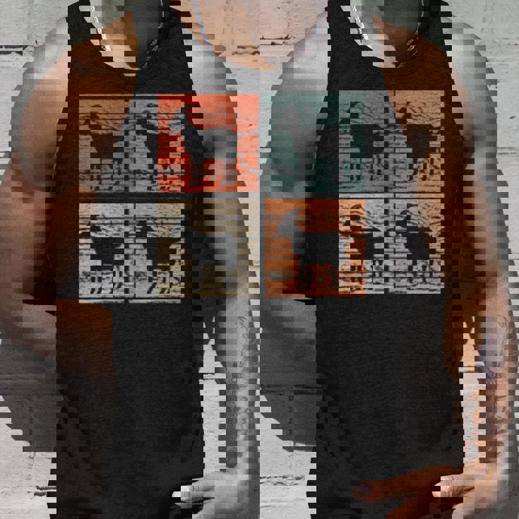 ヤギ レトロスタイル ヤギ好き ヤギ タンクトップ 彼への贈り物