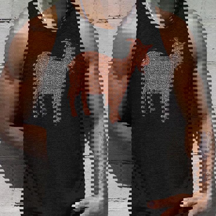 ヤギ動物コーヒー豆 タンクトップ 彼への贈り物