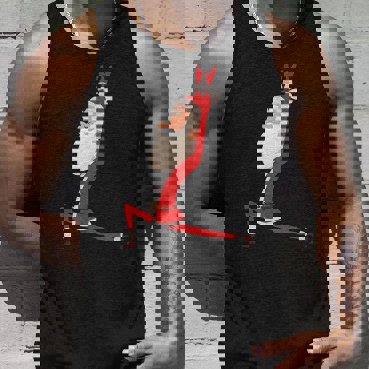 ヨガ サンタ クリスマス ワークアウト タンクトップ 彼への贈り物