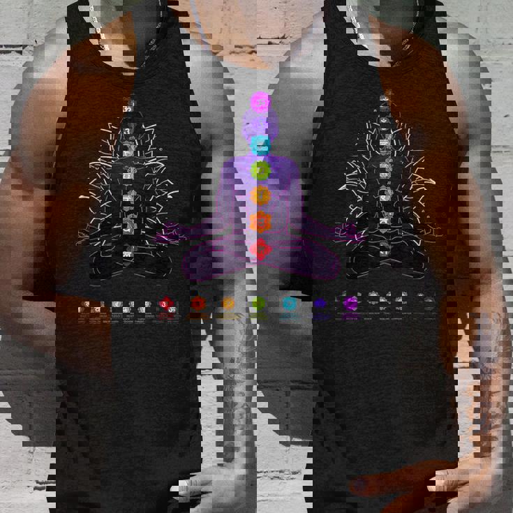 ヨガ チャクラ スピリチュアル ボディ システム 瞑想 タンクトップ 彼への贈り物