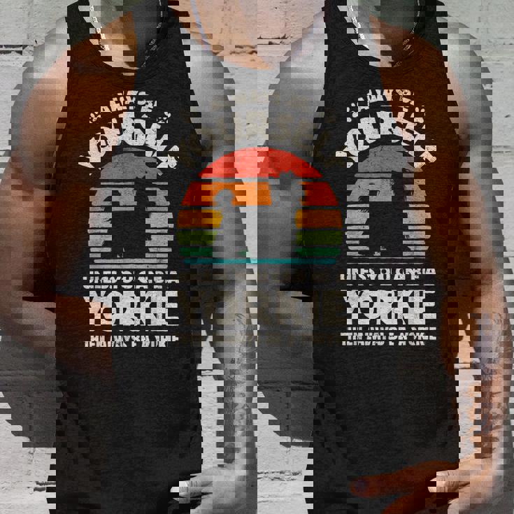 ヨークシャーテリア Always Be Yourself レトロ 70年代犬 タンクトップ 彼への贈り物