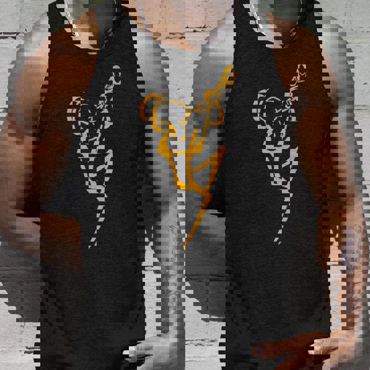 ラインアート トランペッター ジャズミュージシャン タンクトップ 彼への贈り物