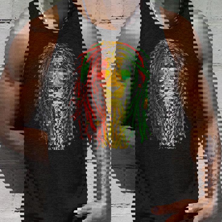 ラスタライオン クール ドレッドロック ラスタファリ ラスタ愛好家用 タンクトップ 彼への贈り物