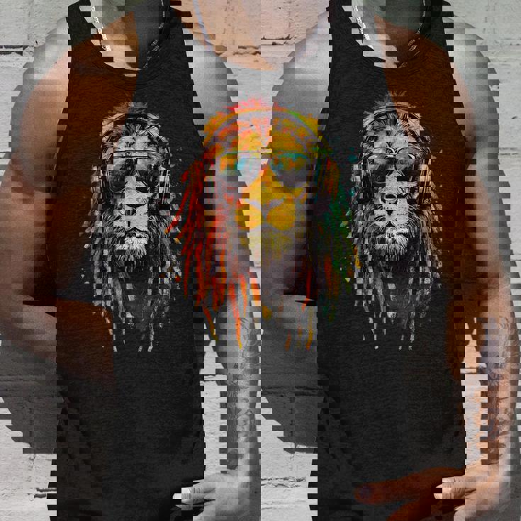 ラスタ・レゲエ Dj ユダのライオン・ラスタファリアン・ルーツ ジャマイカ タンクトップ 彼への贈り物