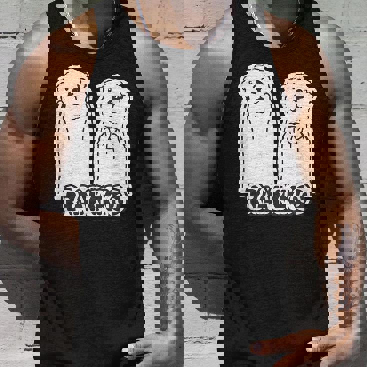 ラッコ《ともだち・かい と かお》2匹 シンプル イラスト【どうぶつフレンズ】動物 ゆるくて かわいい キャラクター タンクトップ 彼への贈り物