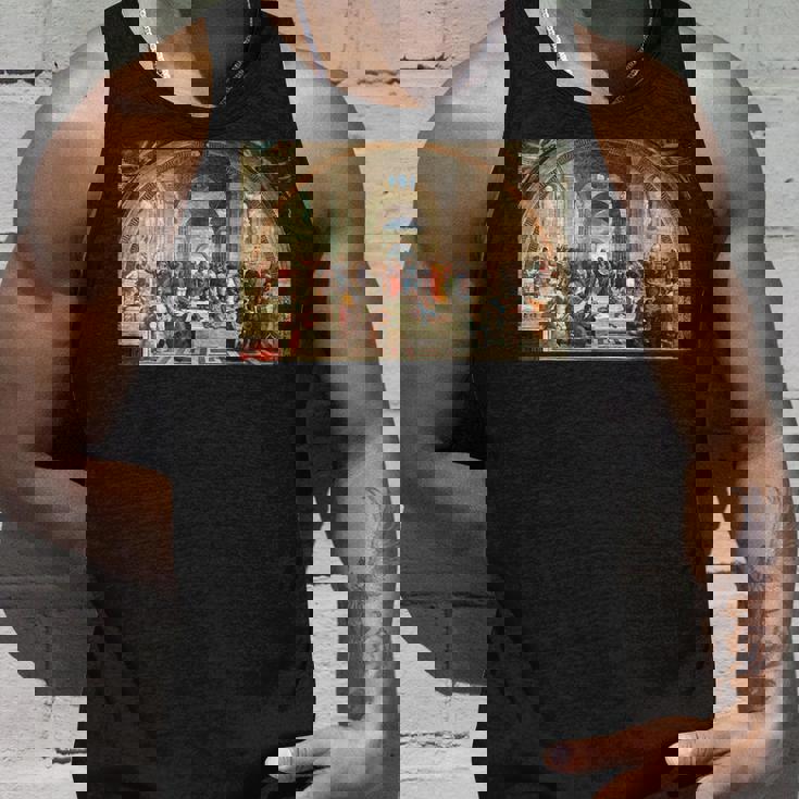 ラファエロ作「アテネの学堂」 タンクトップ 彼への贈り物