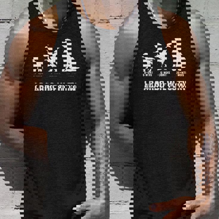 ラブラドールレトリバー エボリューションデザイン ラブラドールオーナー向け タンクトップ 彼への贈り物