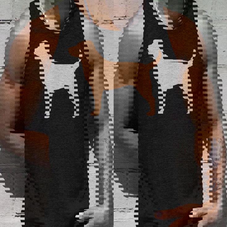 ラブラドールレトリバー 犬のシルエット タンクトップ 彼への贈り物