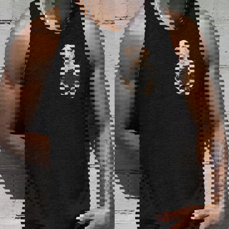 ラブラドール愛好家のためのポケットに入った面白いラブラドールレトリーバー タンクトップ 彼への贈り物