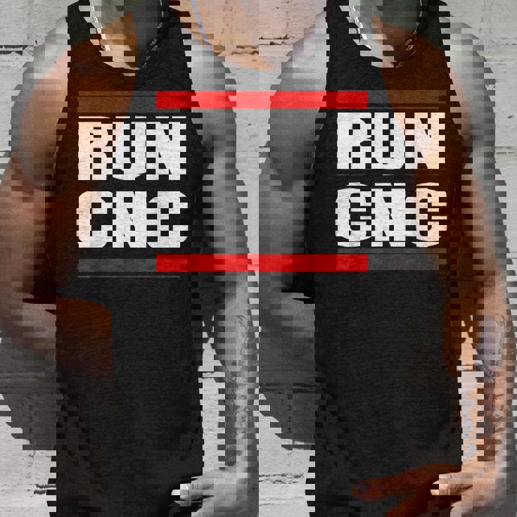 ラン Cnc マシニング メカニック Cnc フライスカッター プログラマー タンクトップ 彼への贈り物