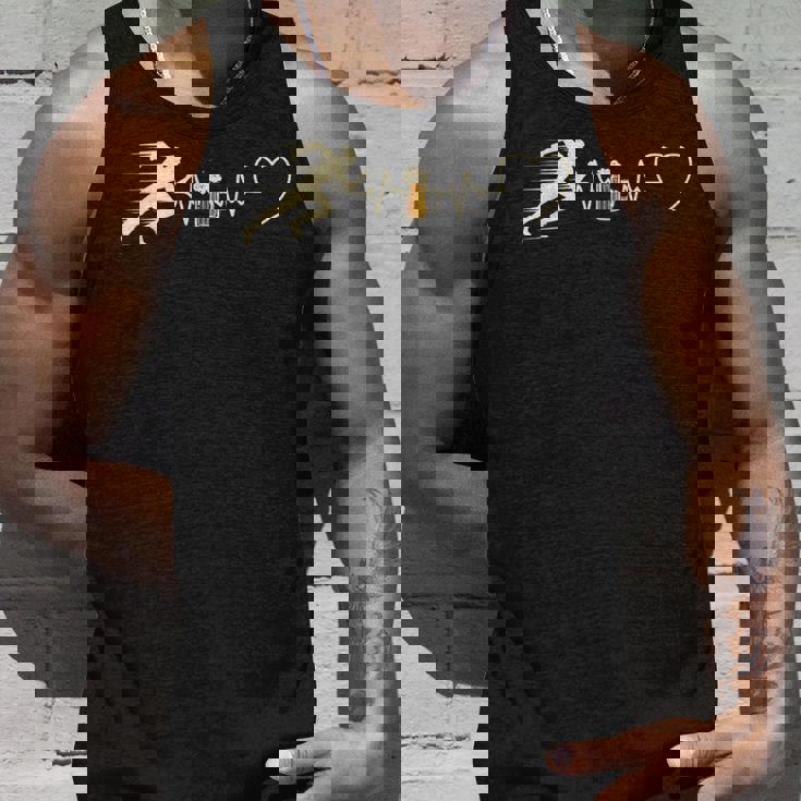 ランニングビールマン ユーモア ランニング 面白いギフトアイデア タンクトップ 彼への贈り物