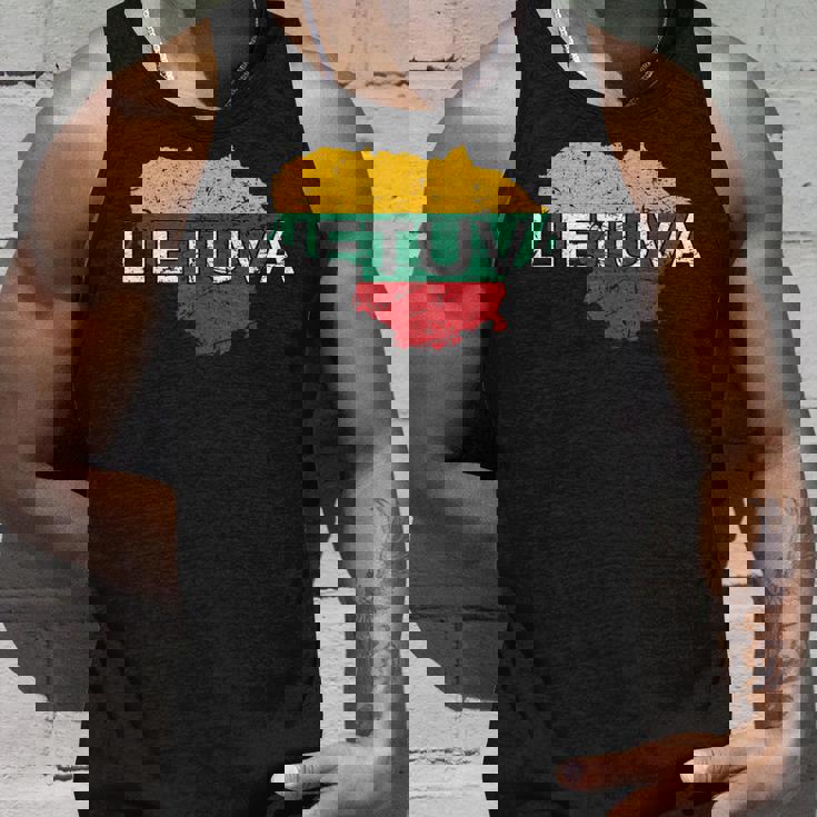 リトアニア国旗 Lietuva アンティーク調 メンズ レディース キッズ タンクトップ 彼への贈り物