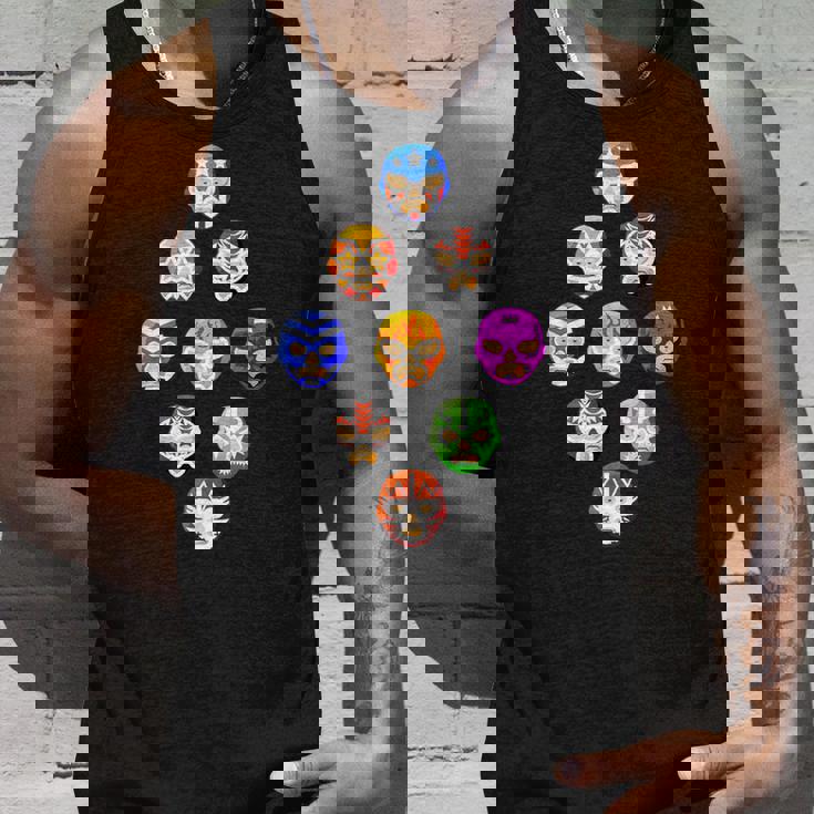 ルチャリブレまたはメキシカンレスリング マスクまたはルチャドール タンクトップ 彼への贈り物