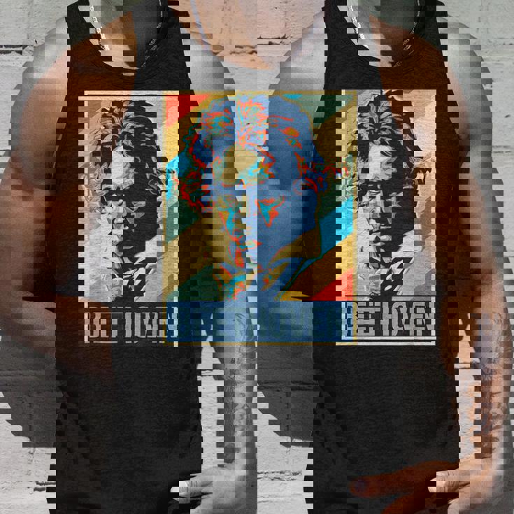 ルートヴィヒ・ヴァン・ベートーヴェン ポスター ミュージシャン 作曲家 タンクトップ 彼への贈り物