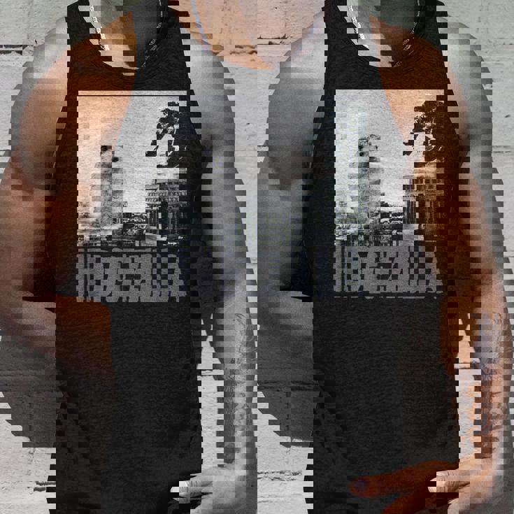 レア ハリネズミ ヒーロー 新聞写真 ハリネズミアート タンクトップ 彼への贈り物