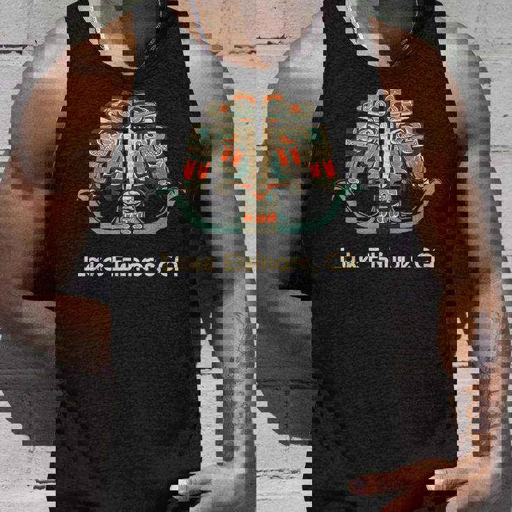 レイク・エルシノア カリフォルニア サンダーバード Nw ネイティブアメリカン タンクトップ 彼への贈り物