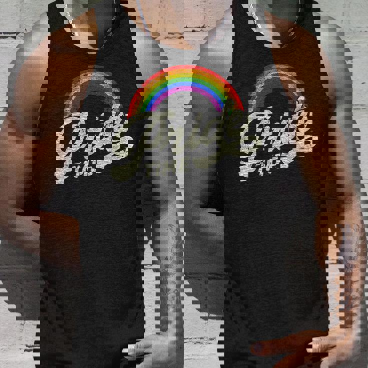 レインボー、プライドタイム、Lgbt タンクトップ 彼への贈り物