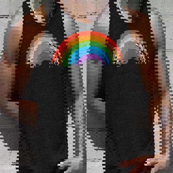 レインボーデザイン レインボー タンクトップ 彼への贈り物