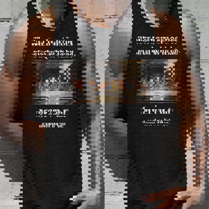 レオナルド・ダ・ヴィンチ 最後の晩餐 絵画 名画 天才美術 タンクトップ 彼への贈り物