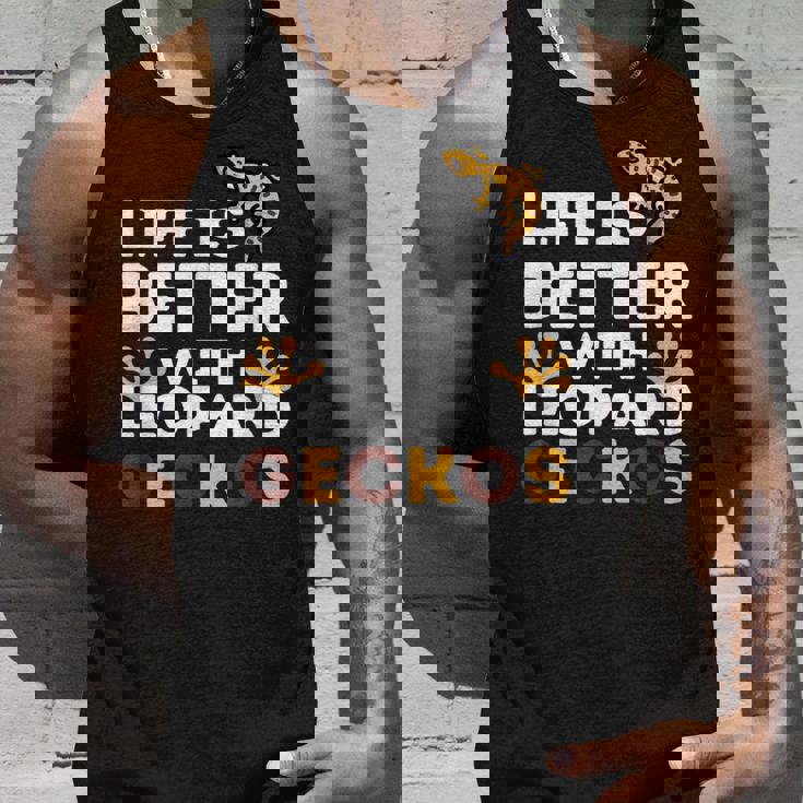 レオパード・ゲッコー愛好家 レオパード・ゲッコーと一緒なら人生はもっと楽しくなる タンクトップ 彼への贈り物