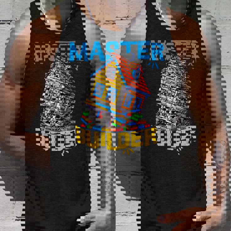 レゴのレンガ造りマスタービルダー面白い曲がった家。 タンクトップ 彼への贈り物