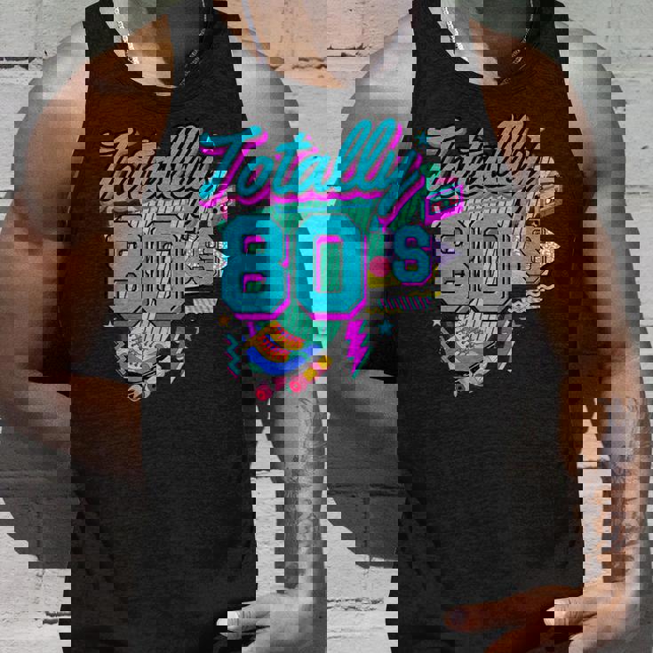 レトロ 1980年代 カラフル 80年代 面白い 80 レイブ テーマ パーティー タンクトップ 彼への贈り物