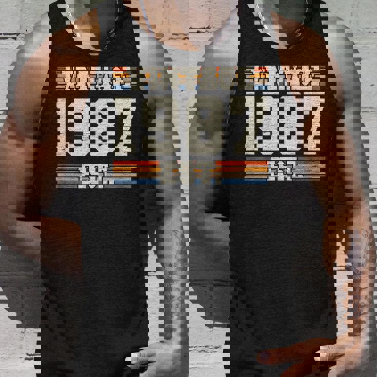 レトロ 38 年 ヴィンテージ 1987年 創業 38 周年 タンクトップ 彼への贈り物