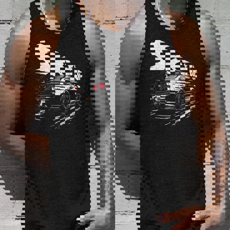 レトロ Jdm 日本語 ドリフト レーシング チューニング カー レジェンド スカイラインr34 タンクトップ 彼への贈り物