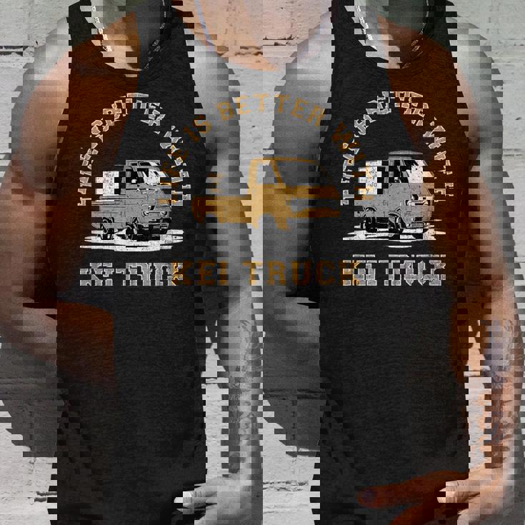 レトロ クラシック 軽トラック ピックアップトラック ヴィンテージデザイン タンクトップ 彼への贈り物